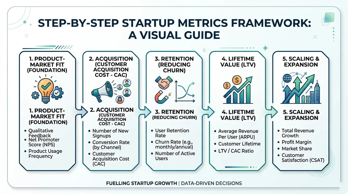 Startup Metrics That Matter: From Product–Market Fit to Retention — illustration 4