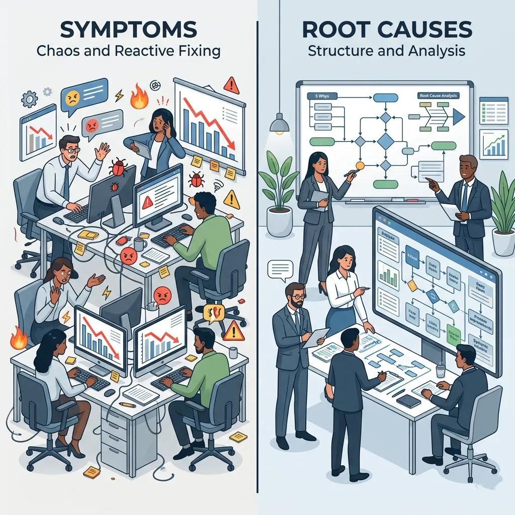 Systems Thinking for Business Owners: Fix Root Causes — illustration 1