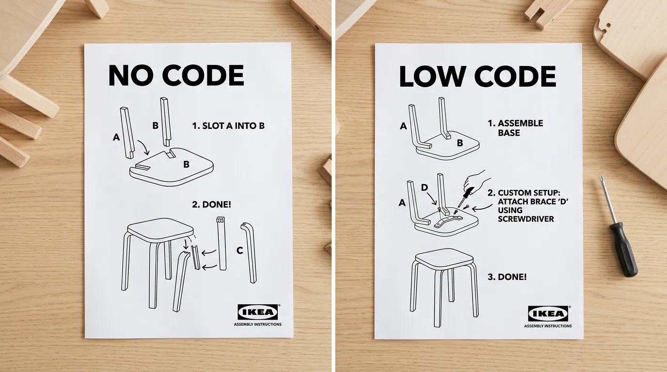 Low-Code and No-Code: Bringing Software Creation to Non-Developers — illustration 1